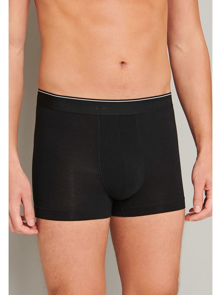 Schiesser Boxershorts in Schwarz günstig kaufen
