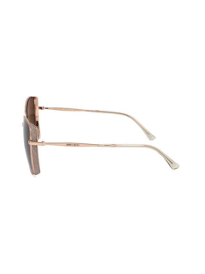 Jimmy Choo Damen-Sonnenbrille in Gold/ Schwarz günstig kaufen 59