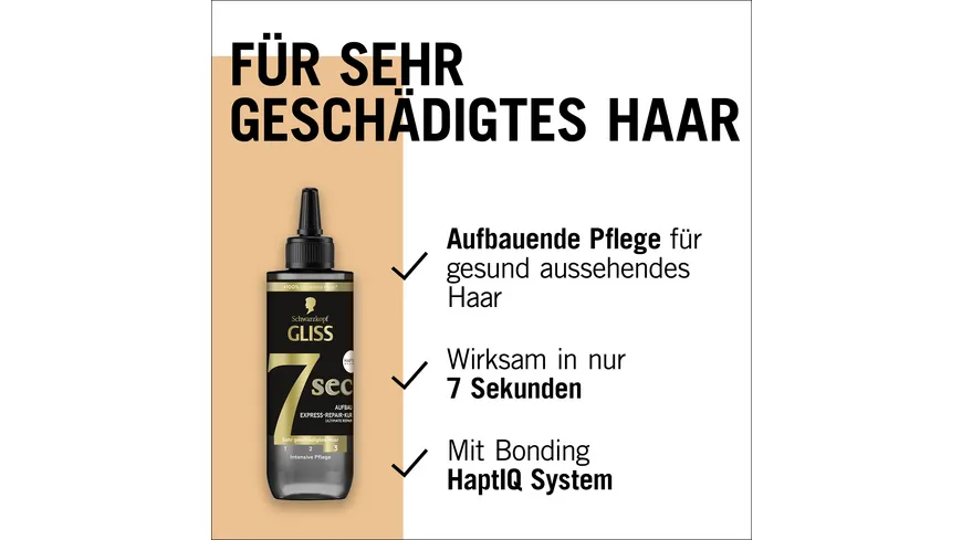 GLISS KUR 7 Sekunden Express-Repair-Kur Ultimate Repair 200 ml 200 ml