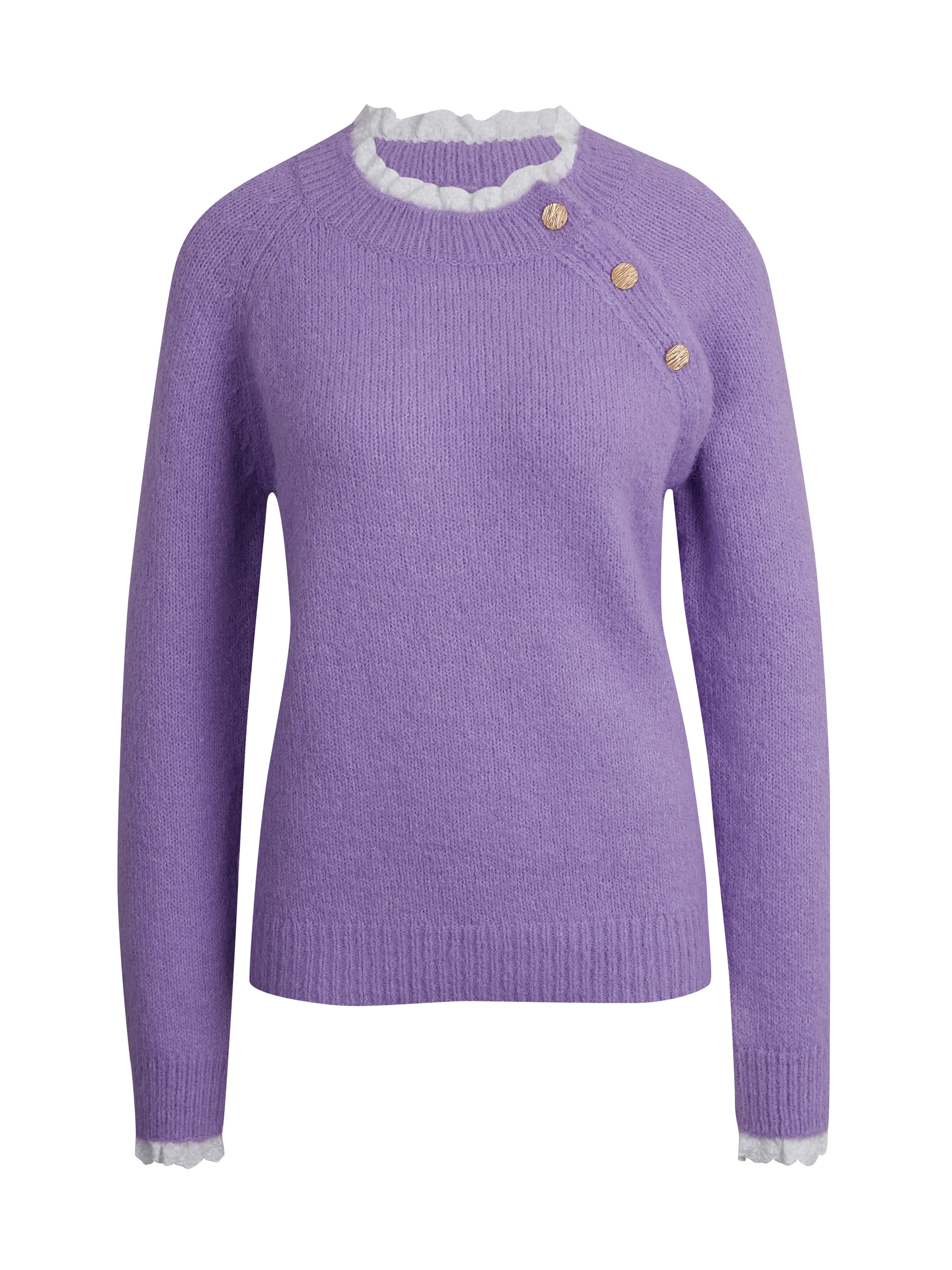 Hellvioletter Damen-Pullover ORSAY