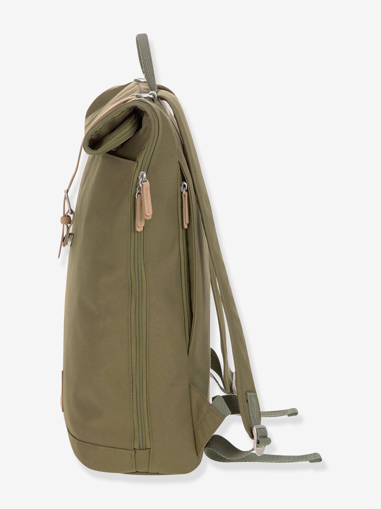Sac à dos à langer Green Label LÄSSIG Rolltop gris anthracite