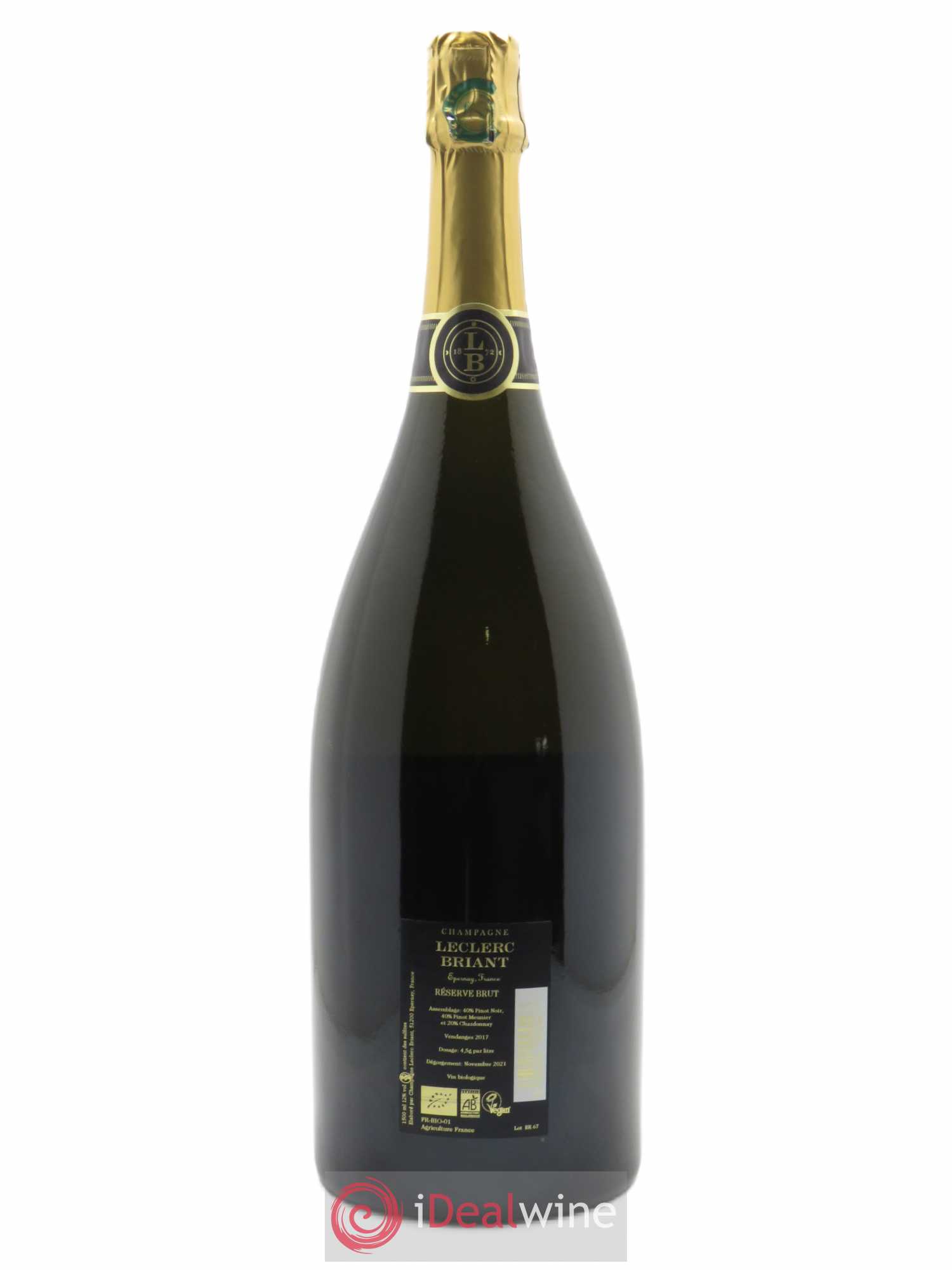 Brut Réserve Leclerc Briant   - Lot de 1 Magnum