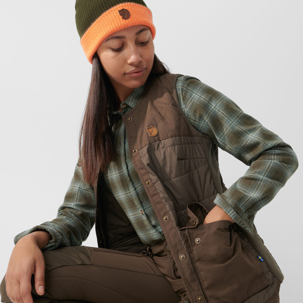 FOREST WOOL PADDED VEST W Damen - Weste