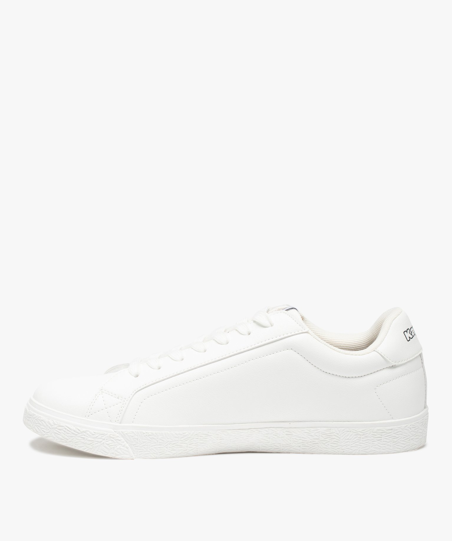 Baskets homme unies à lacets – Kappa Astrida blanc | GEMO