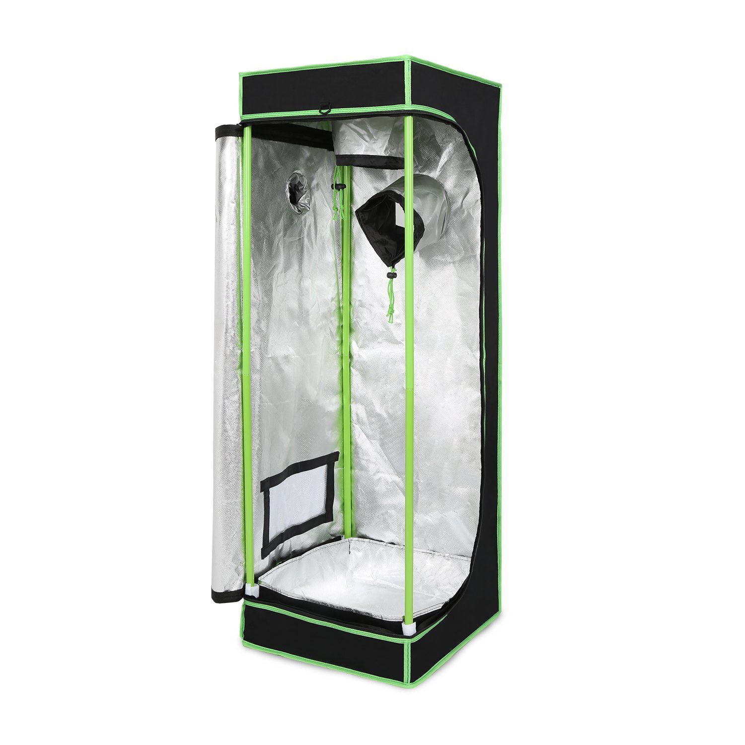 Lospitch Anlehngewächshaus BxTxH: 40*40*120CM, Growbox Anbau Zelt Growzelt