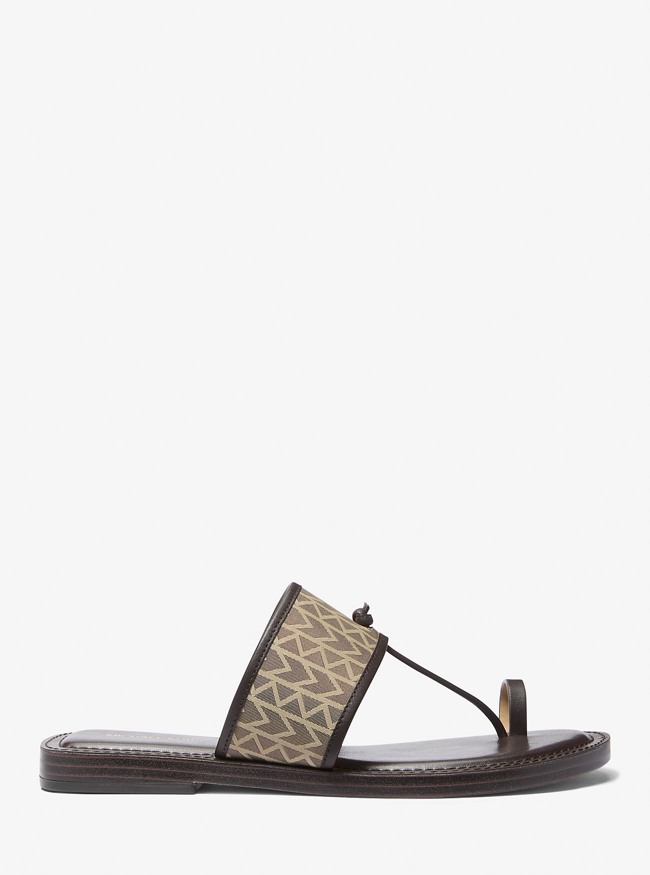 Ashtin MK2000 Logo Jacquard Sandal - NATURAL