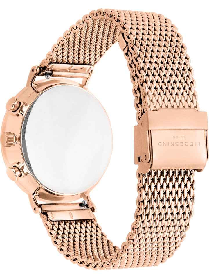 Liebeskind Quarzuhr in Roségold/ Weiß günstig kaufen onesize