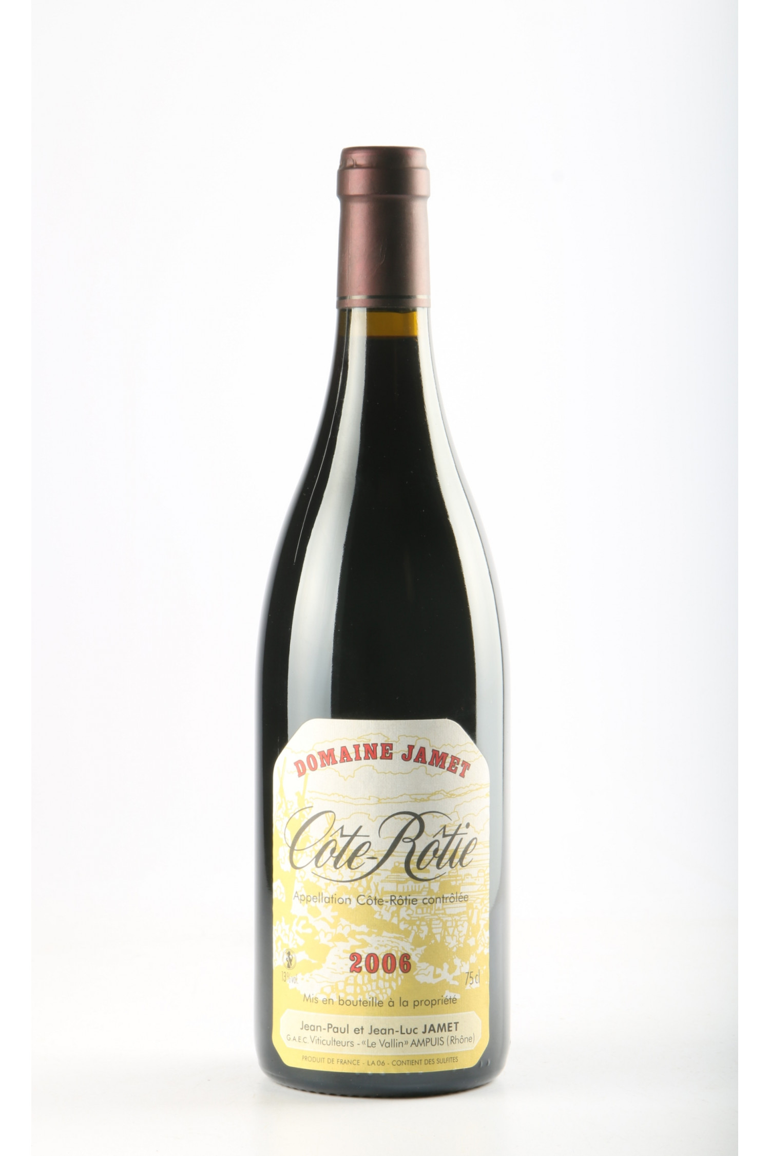 Vin 2006 DOMAINE JAMET 2006, Côte Rotie. Vin ancien - SoDivin