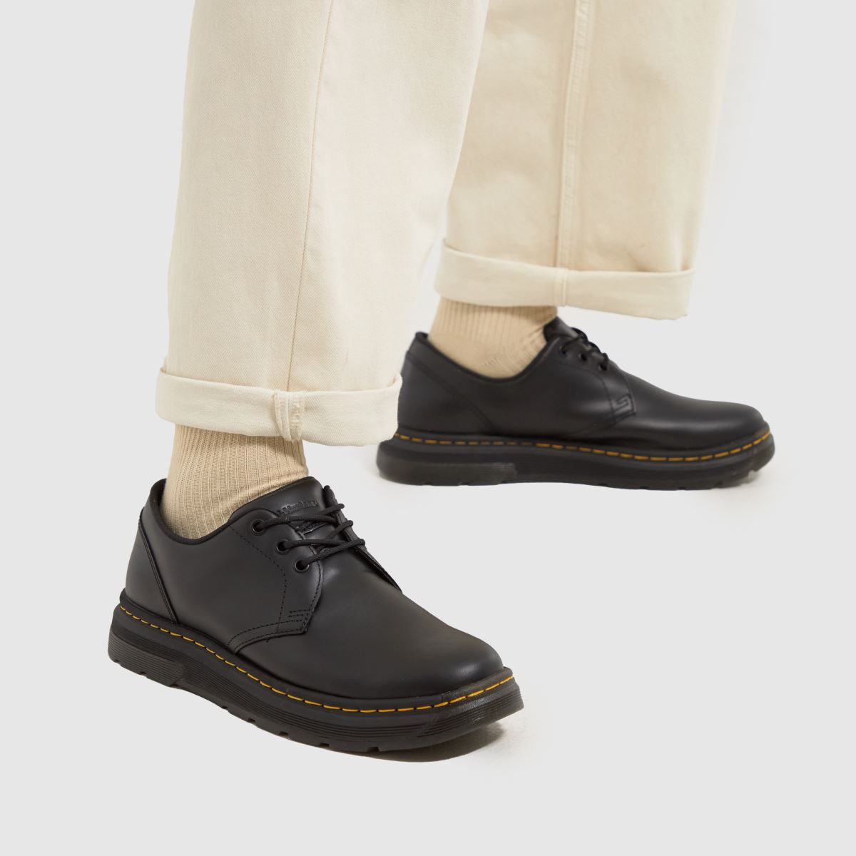 Dr Martens – Crewson – Svarta, lågskor