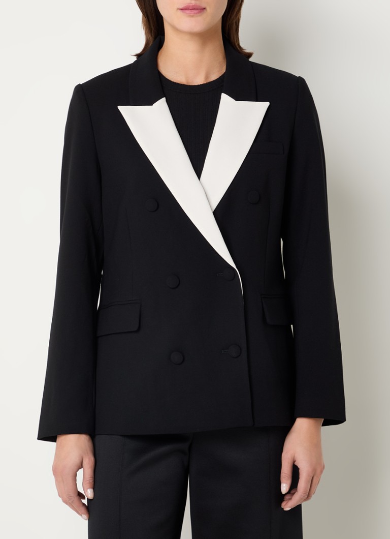 French Connection  Whisper double-breasted blazer met klepzakken
