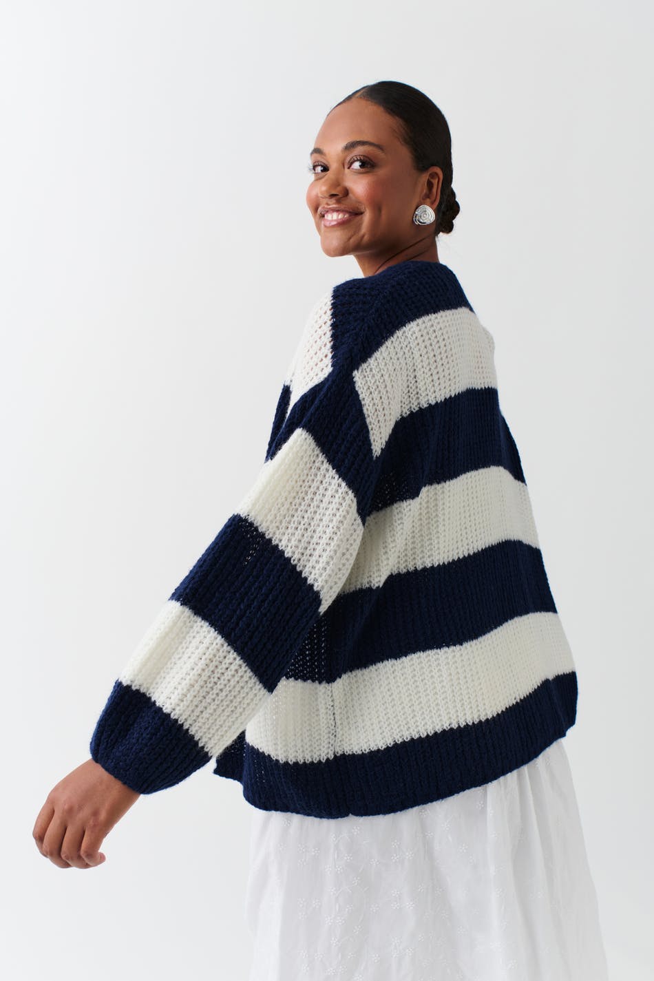 Knitted chunky cardigan