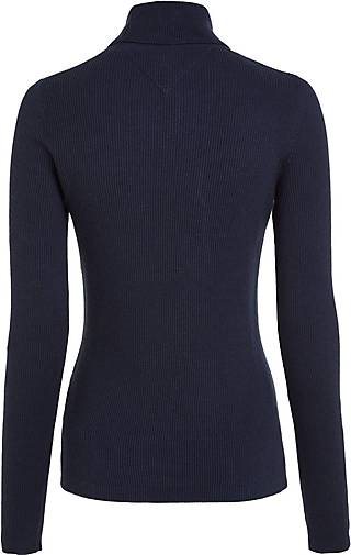 TOMMY-JEANS Damen Rollkragenpullover TJW ESSENTIAL TURTLENECK SWEATER