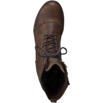 Mustang Schnürstiefelette in braun