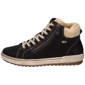 Remonte Ankle Schnürer in schwarz