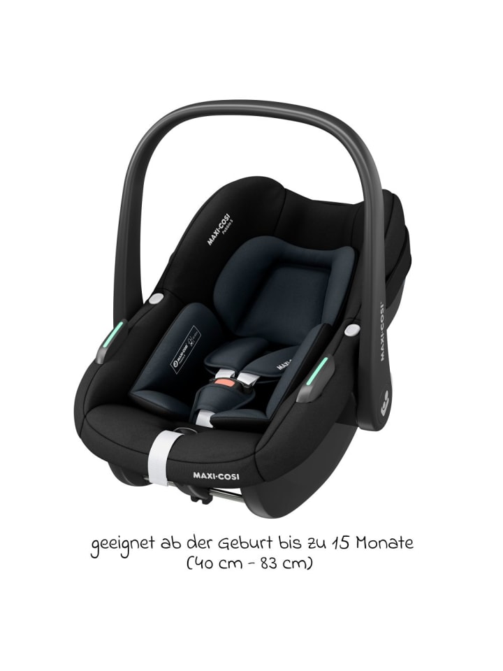Maxi-Cosi 3in1 Babyschalen & Kindersitz-Set FamilyFix in schwarz günstig kaufen onesize