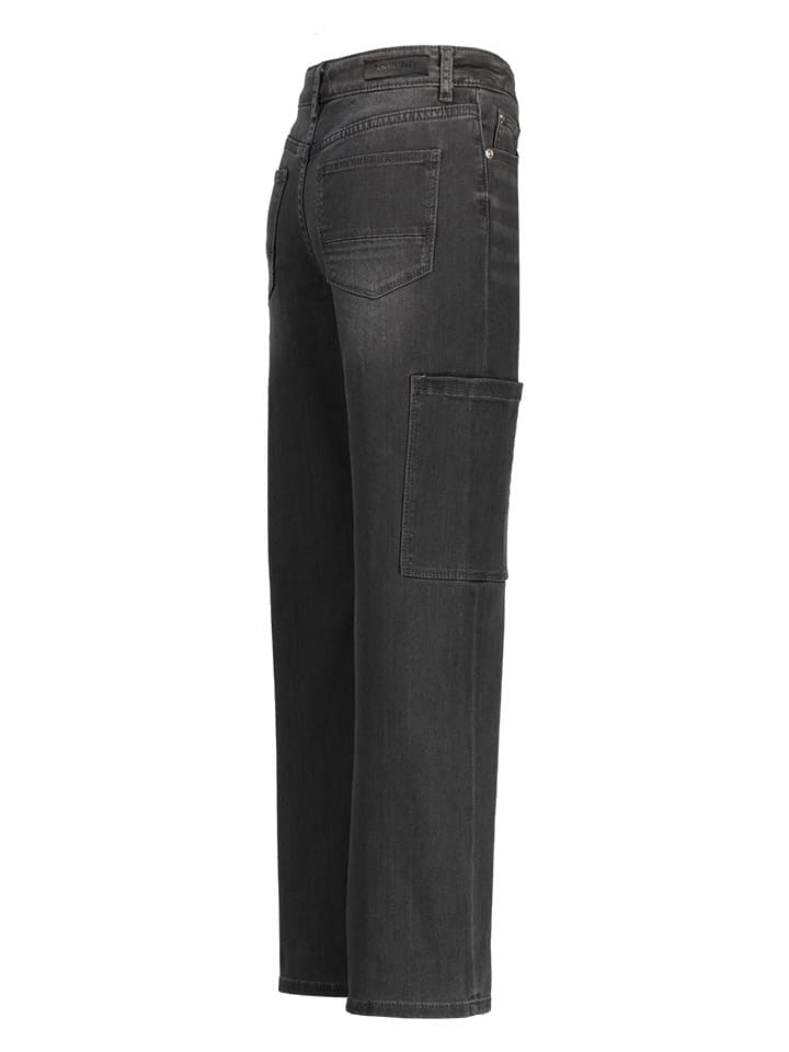 Vingino Cargojeans - Wide leg - in Anthrazit günstig kaufen