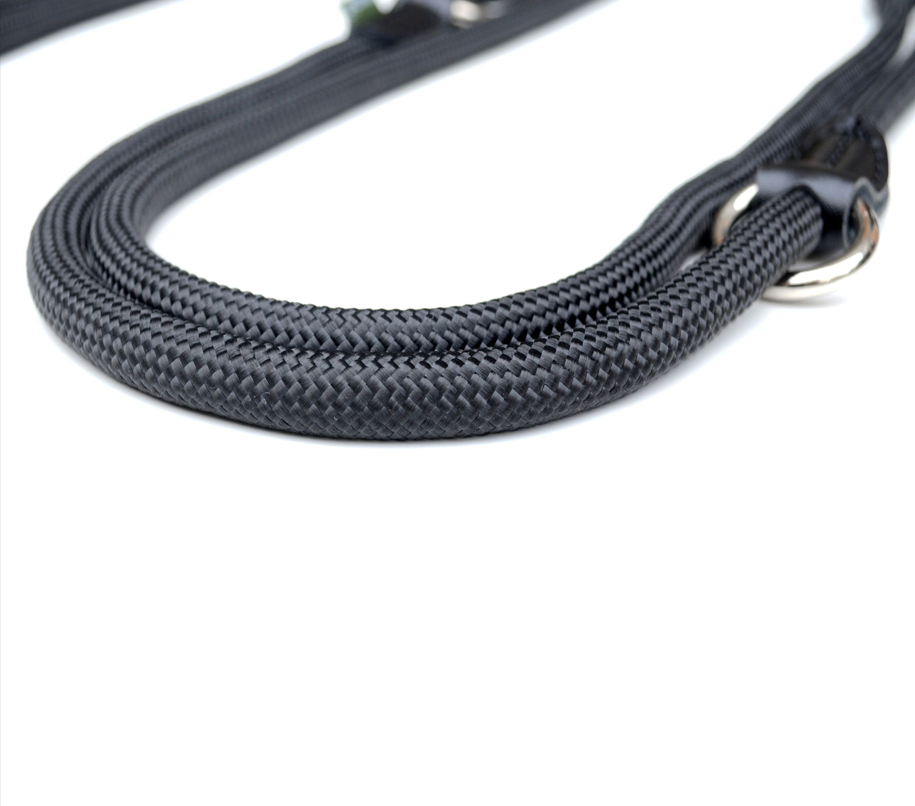 Leisegrün Hundeleine Hundeleine für große Hunde, Hundeleine 3m aus Nylon verstellbar, Nylon (Modell Derby)