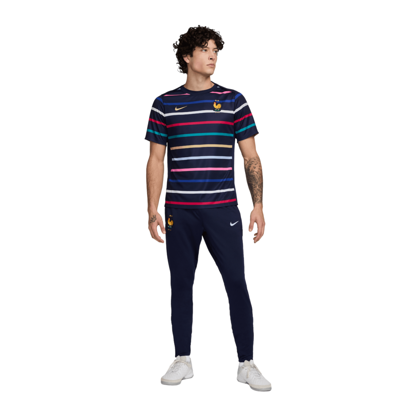 Nike Frankreich Prematch Shirt EM 2024 Blau F499