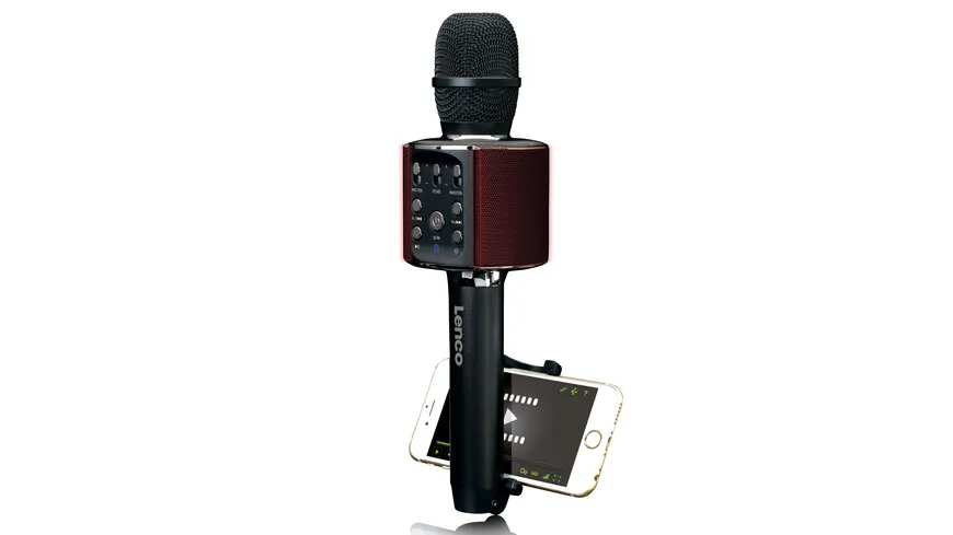 Lenco Karaoke-Mikrofon BMC-090BK - schwarz