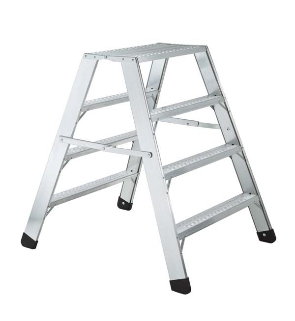 Ράμπα εργασίας Zarges 40394 Z500 Seventec RC, αναρριχώμενη και από τις δύο πλευρές, 2 x 4 σκαλοπάτια συμπεριλαμβανομένης πλατφόρμας
