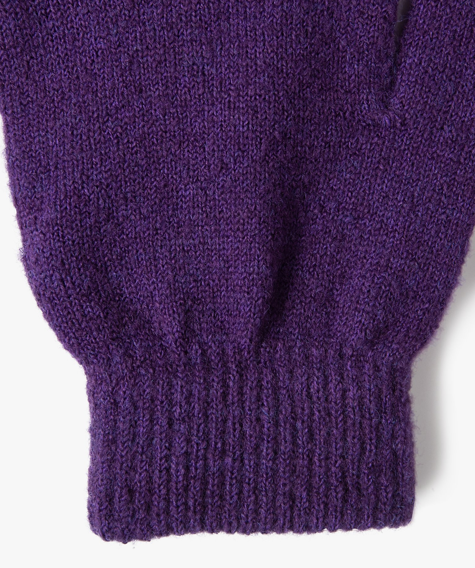 Gants femme en maille fine violet | GEMO