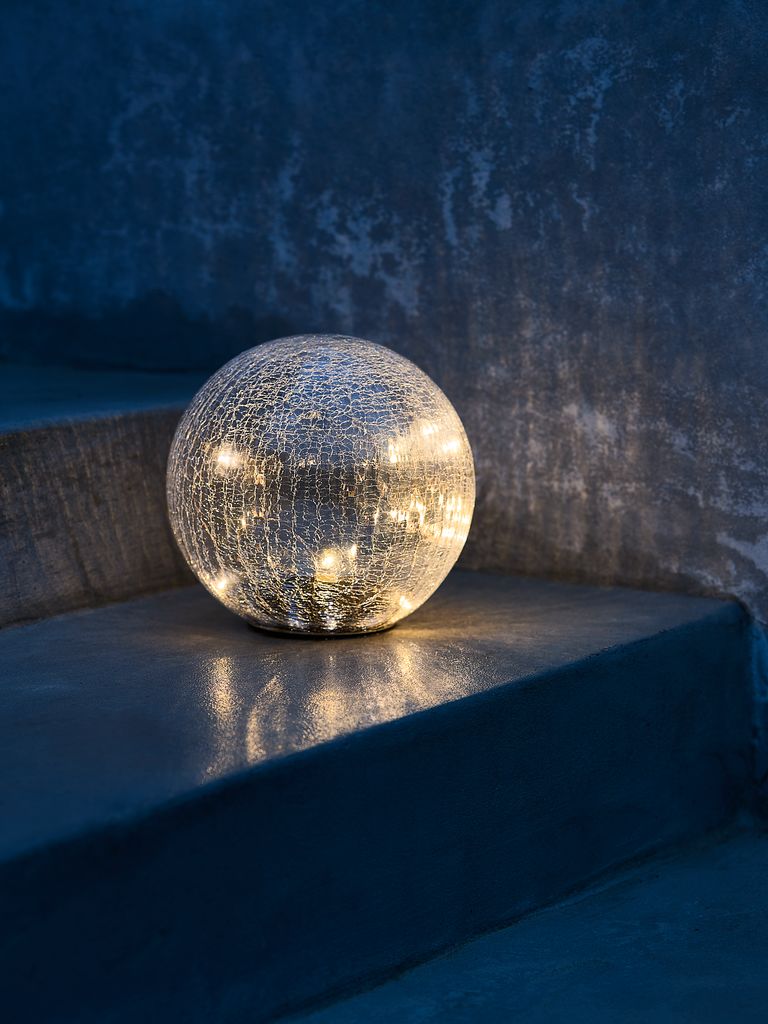Lâmpada solar HAVVALE HAVVALE Ø20xH29cm transparente