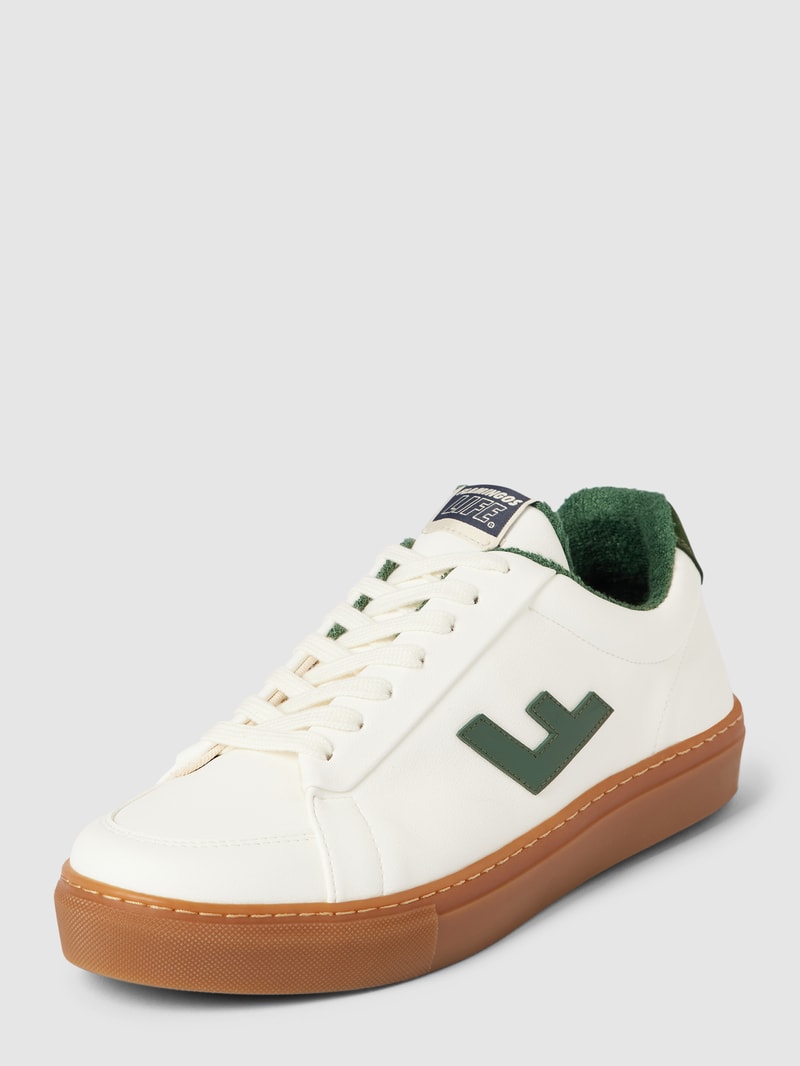 Sneaker mit Label-Detail Modell 'Classic 70s' in weiß