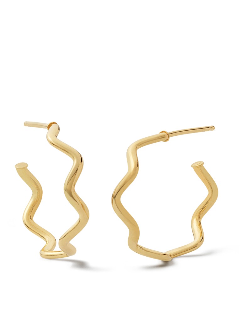 Casa Jewelry Bondi gold-plated earrings