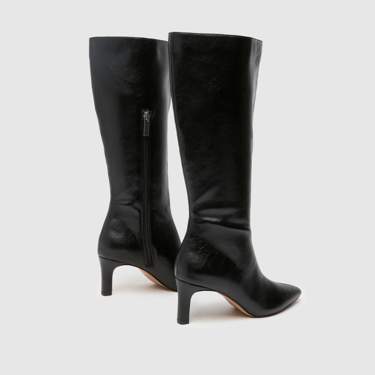 Schuh Dottie térdig érő csizma fekete színben