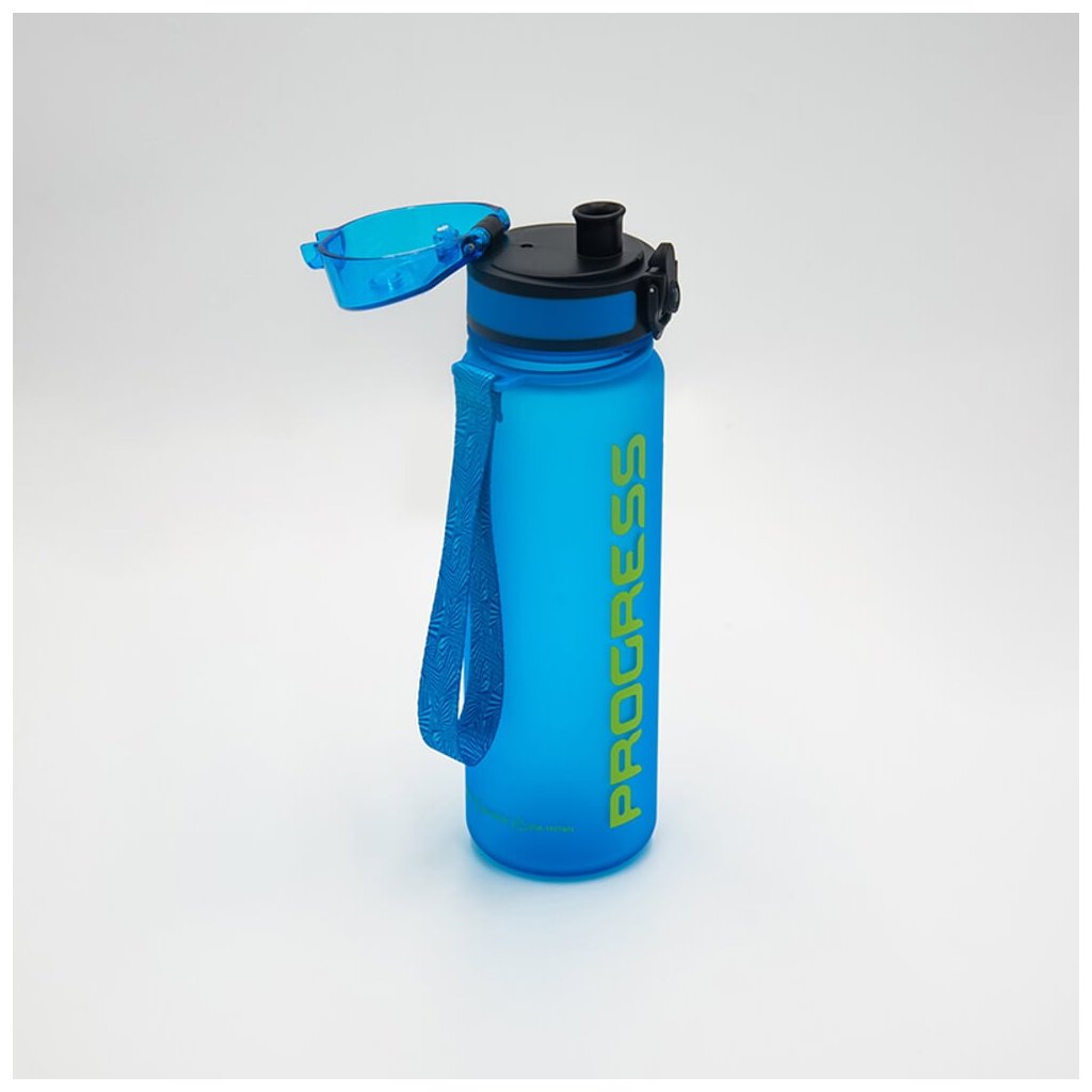 Progress Tritan 500 ml blaue Sporttrinkflasche