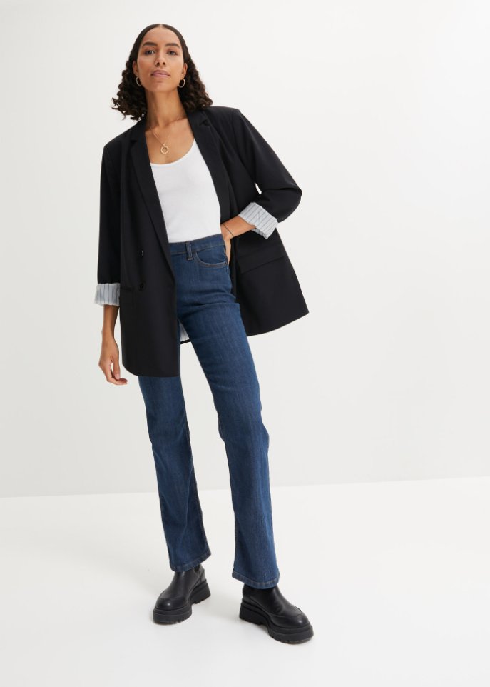 Komfort-Stretch-Jeans Bootcut