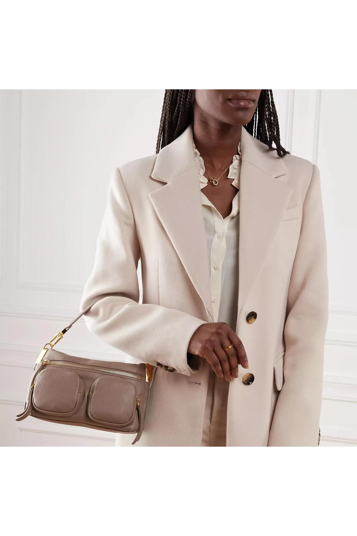 Coccinelle  Handtasche - Braun - Strukturiert