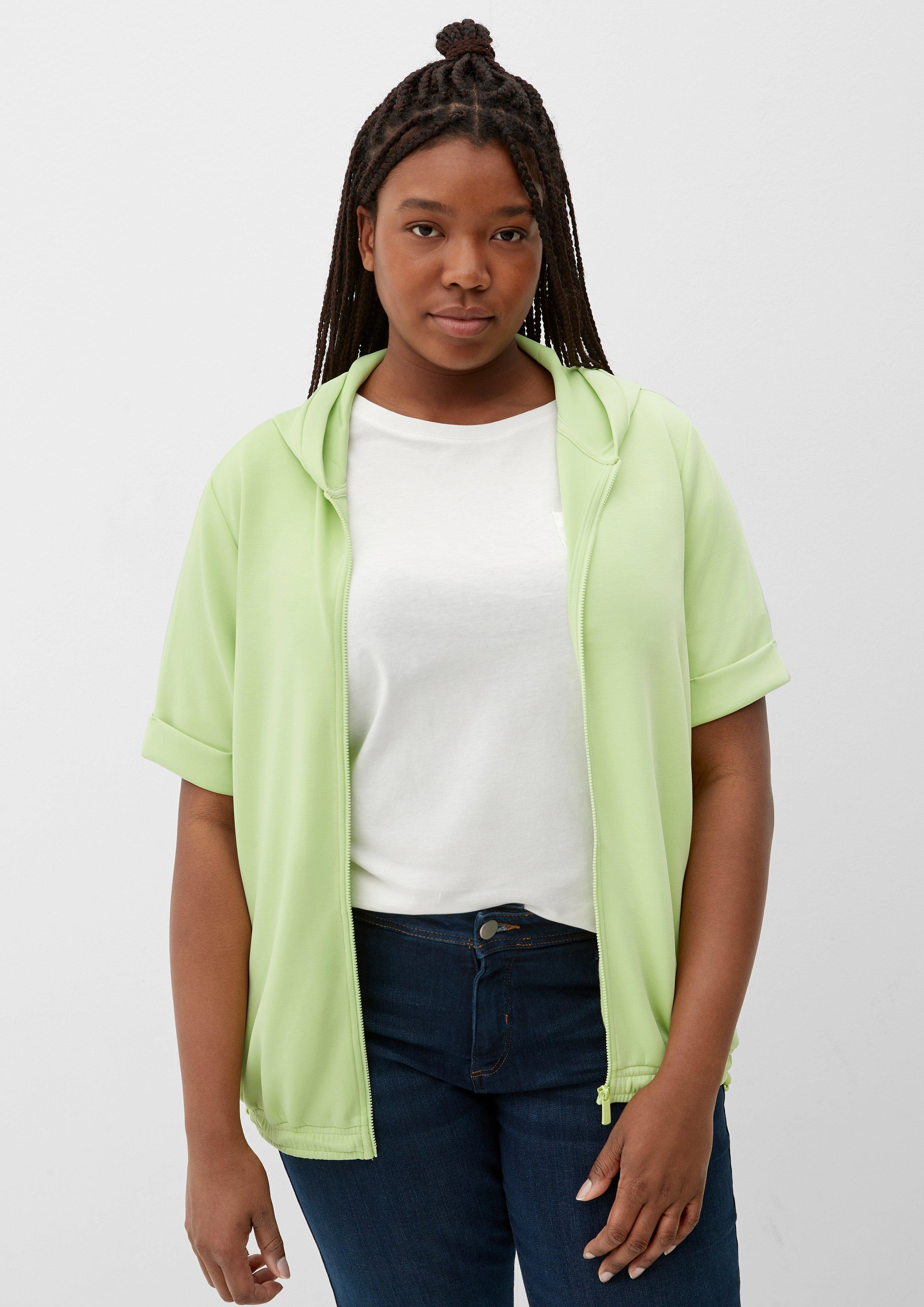 Sweatjacke aus Scuba  2128596-7110