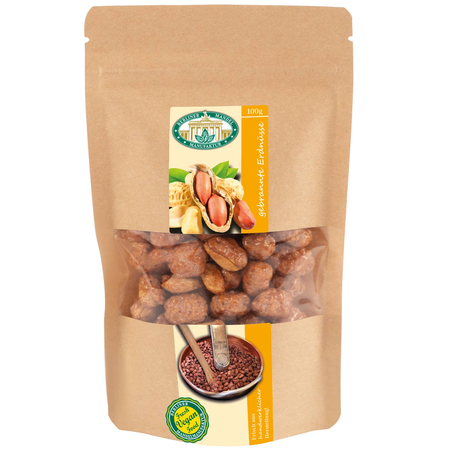 Berliner Mandelmanufaktur Gebrannte Erdnüsse 100g