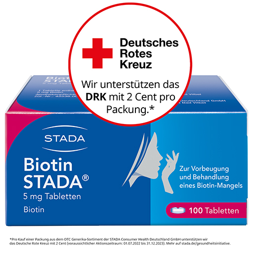 BIOTIN STADA 5 mg Tabletten  100 St  Tabletten