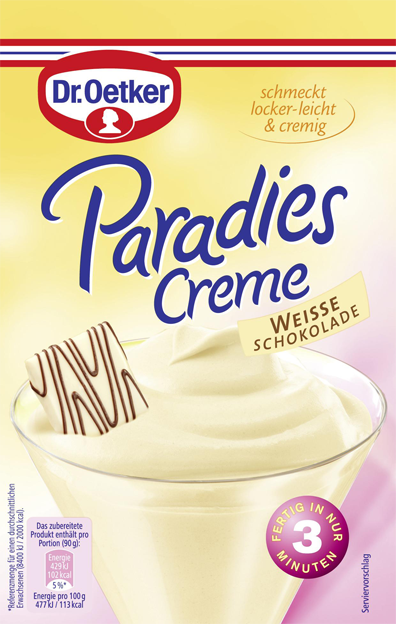 Dr. Oetker Paradies Creme Weisse Schokolade