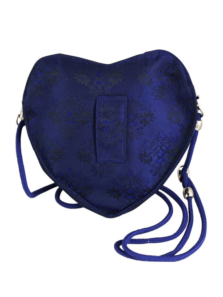 Edelnice Dirndltasche in royalblau und leichtem schwarz günstig kaufen onesize