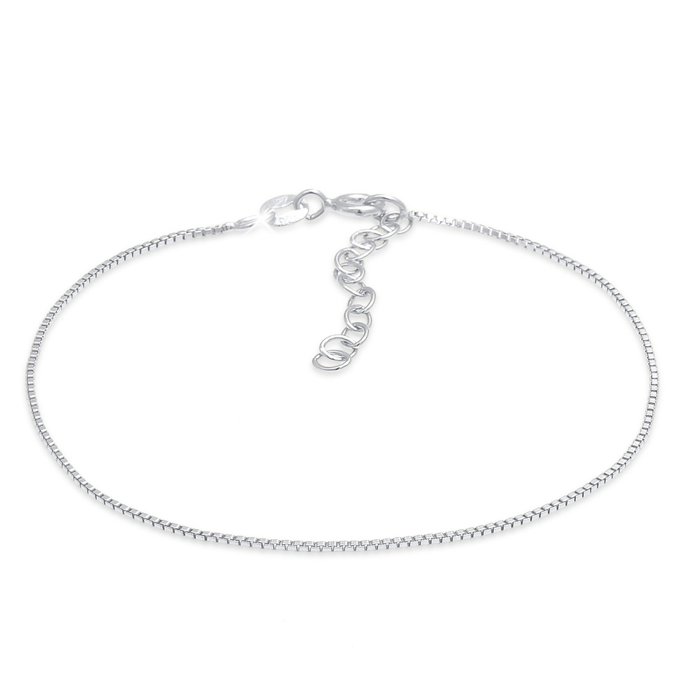 Elli Elli Bracelet Collier vénitien pour dames Liens rectangulaires de base ajustables Bracelet