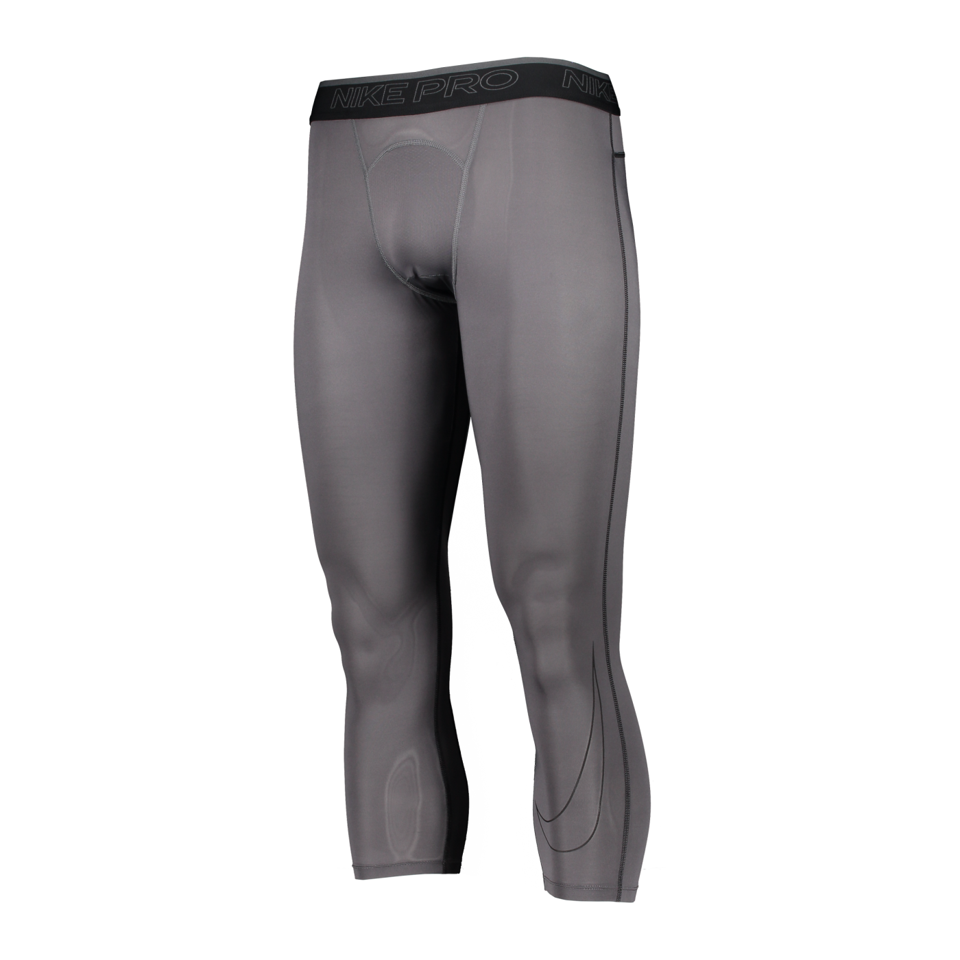 Nike Pro Dri-FIT 3/4 Tight Grau Schwarz F068