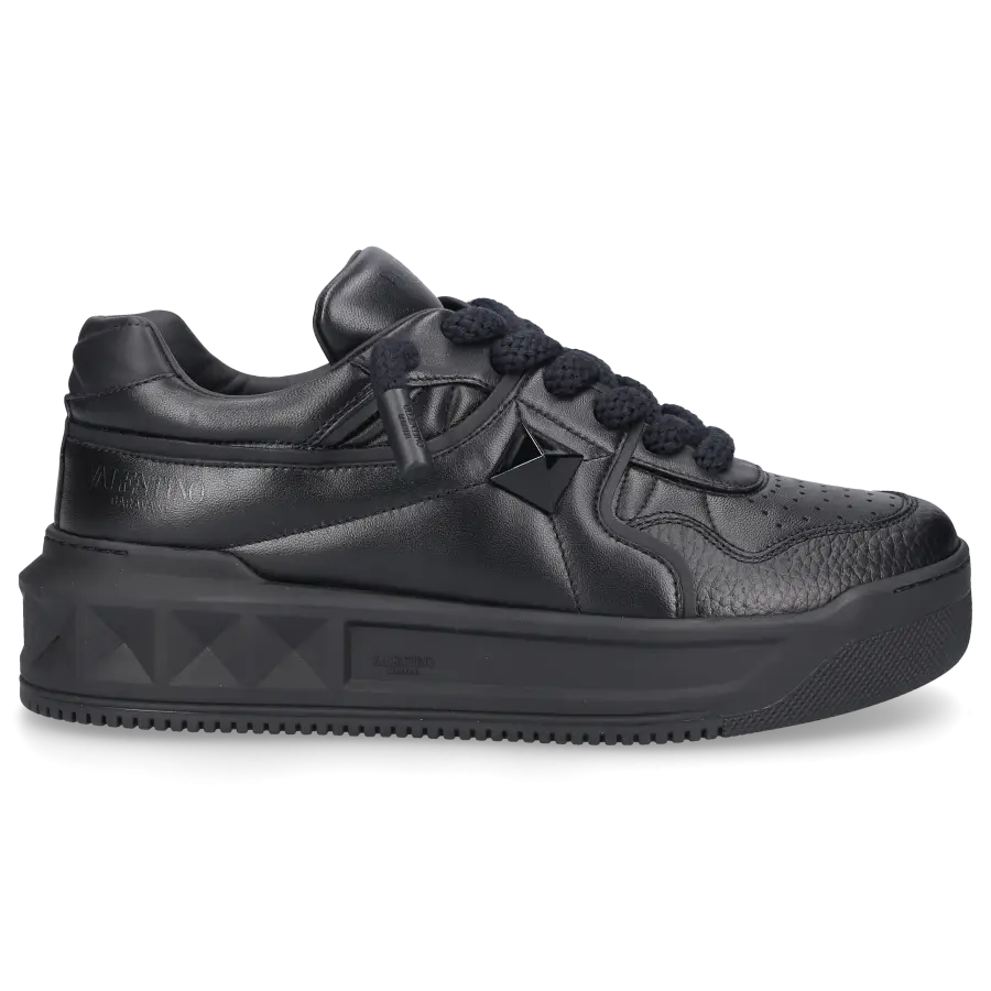 Valentino Garavani - Sneaker low ONE STUD XL Nappaleder - schwarz