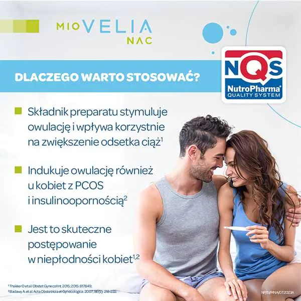 Miovelia Nac, preparatas, palaikantis moterų vaisingumą, kapsulės