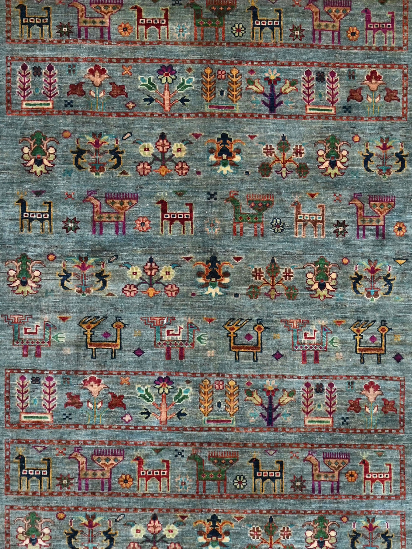 Chobi Schal ca. 157 x 202 cm, Unikat / Einzelstück