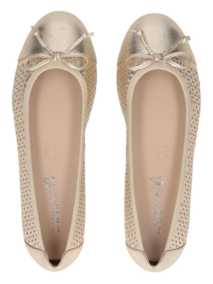 Caprice Ballerinas in Platin günstig kaufen