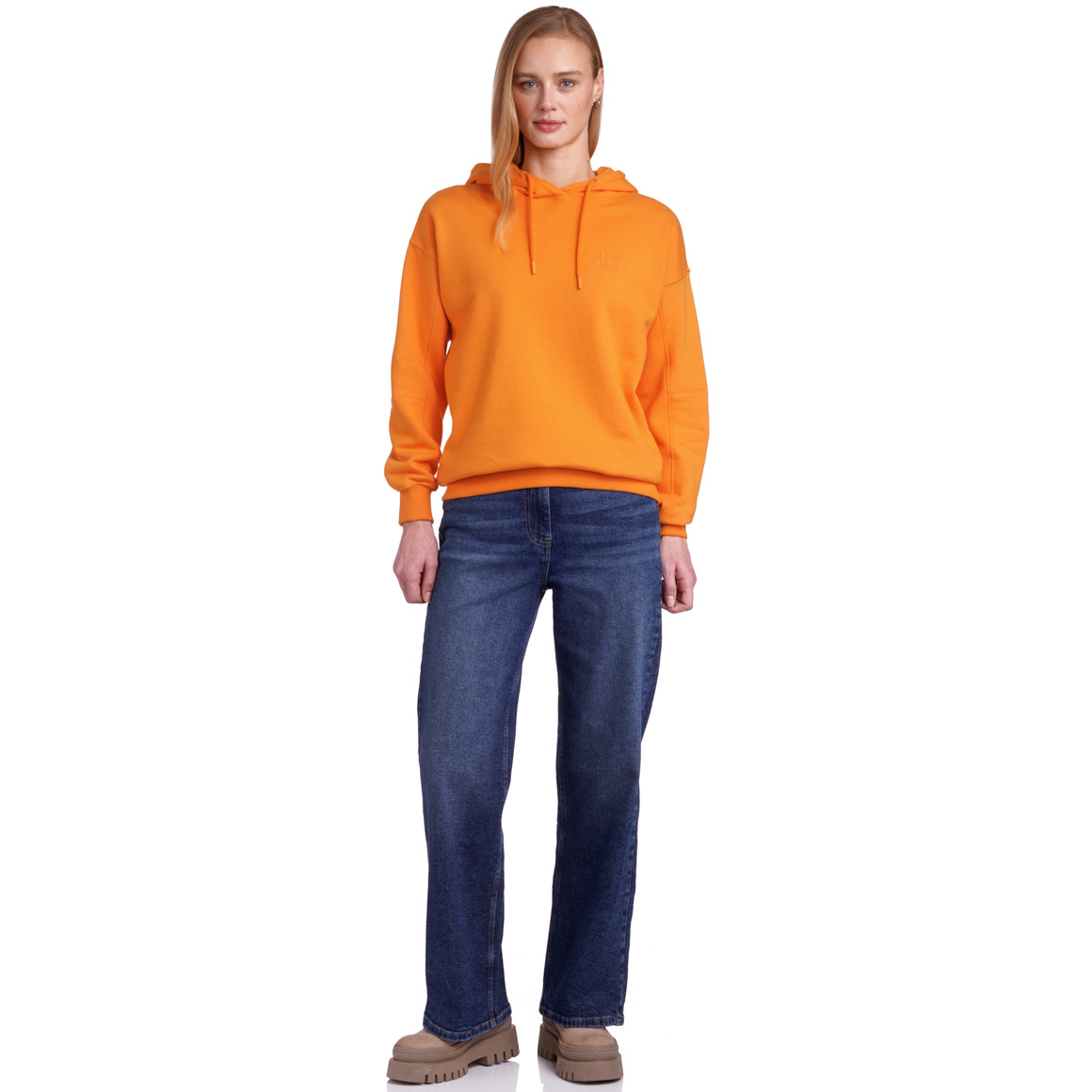 Damen Hoodie mit Stickerei