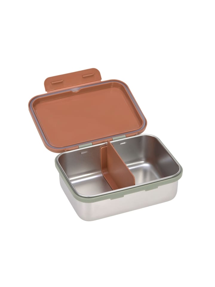 Lässig Lässig Brotdose Kinder - Edelstahl Lunchbox, Happy Prints caramel günstig kaufen onesize