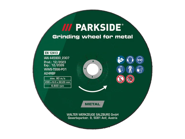 Disco de corte PARKSIDE® Zestaw, disco de rebarbação, disco de corte diamantado, Ø 230 mm