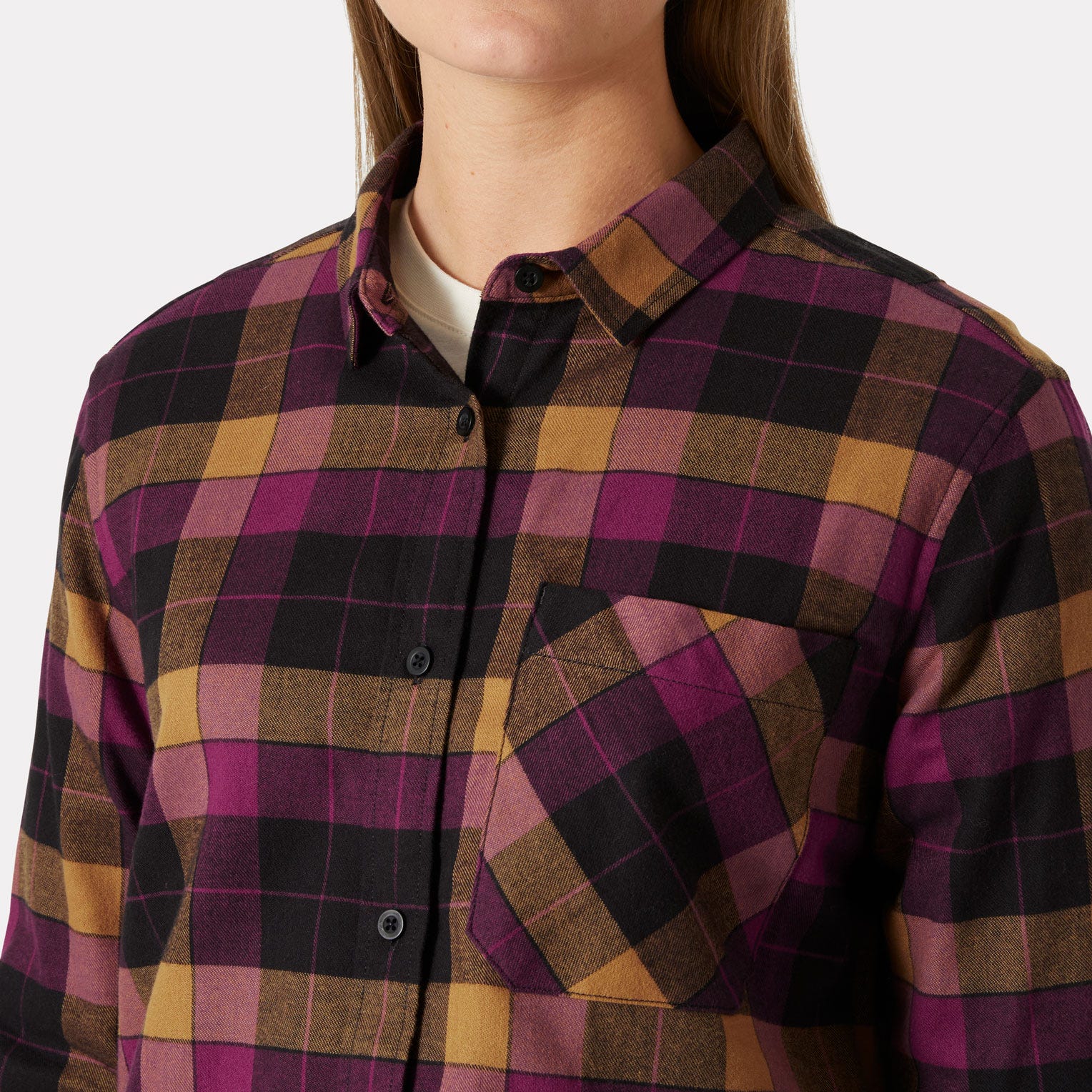 Women's Lokka Organic Flannel Long Sleeve Shirt