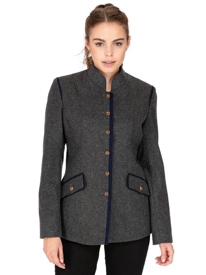 OS-Trachten Jacke 452003-3983 in dunkelgrau günstig kaufen