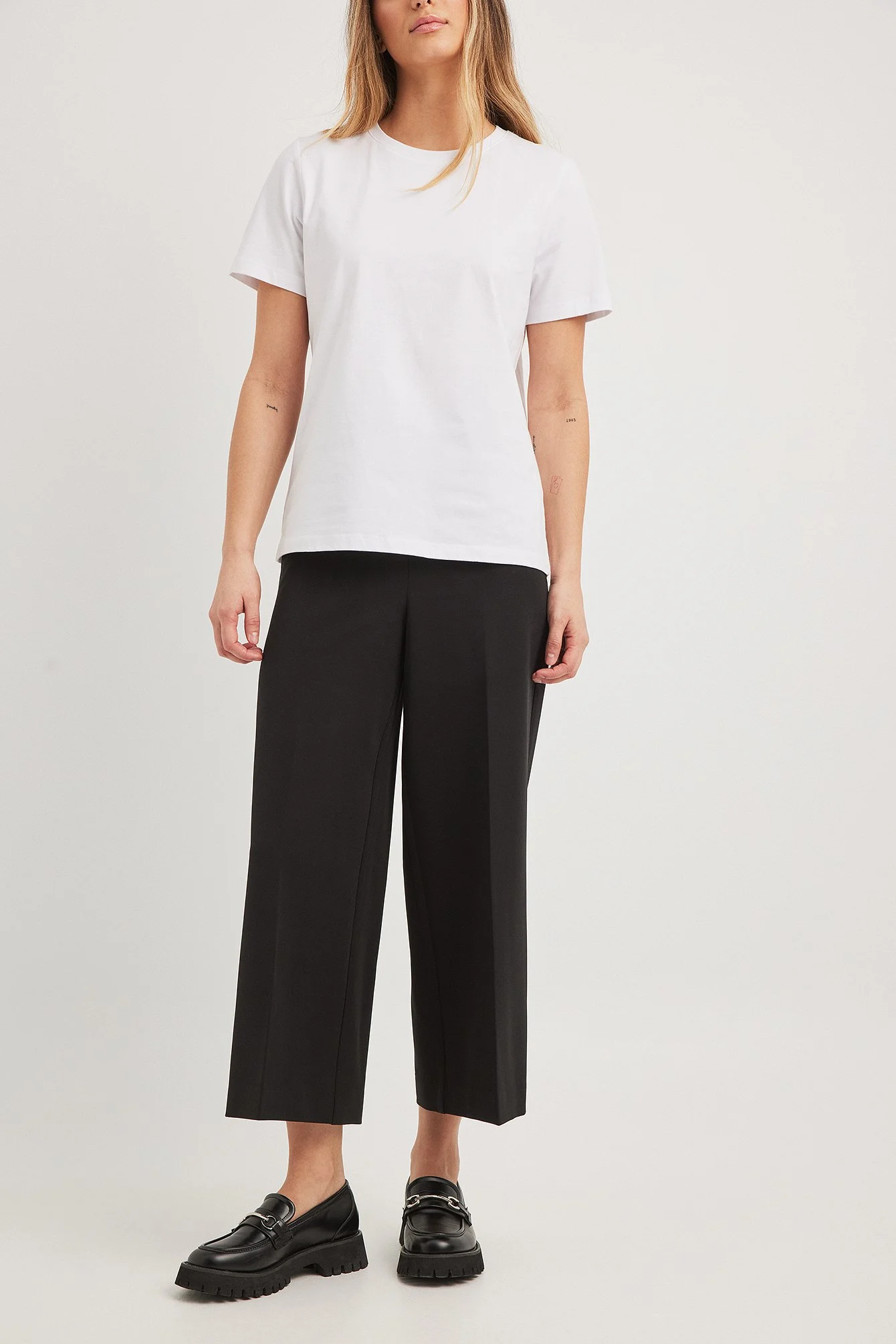 Culotte-Hose mit hoher Taille