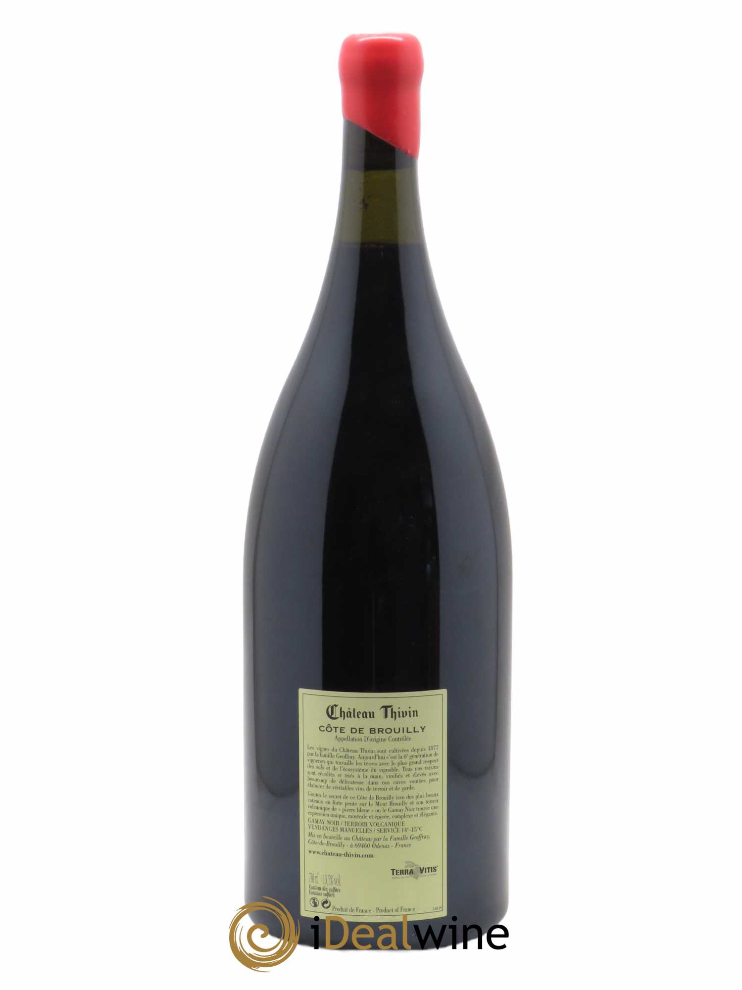 Côte de Brouilly Cuvée Zaccharie Château Thivin  2020 - Lot de 1 Magnum